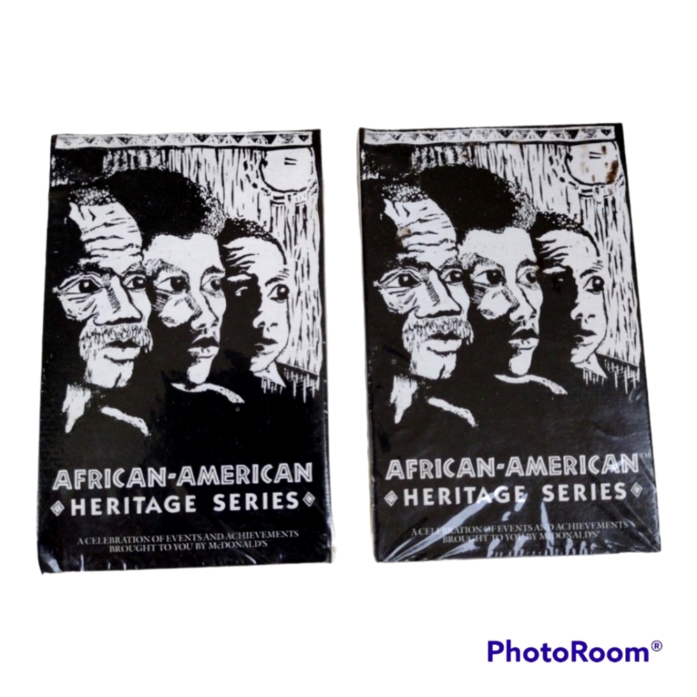 TWO RARE McDonald's Memorabilia African-American Heritage Cassette Tapes 90s